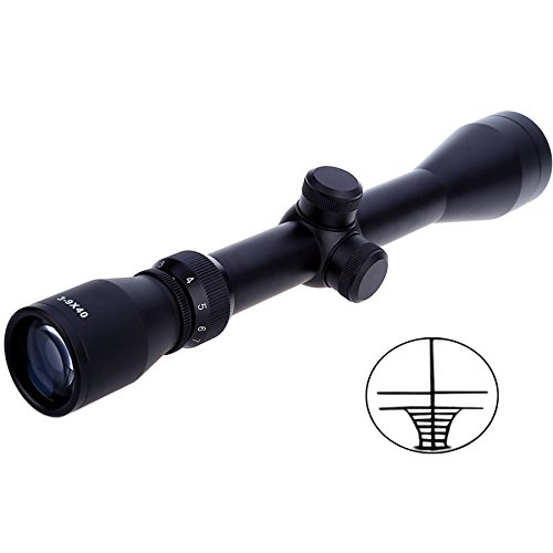 AIR RIFLE SCOPE Visor telescópico 3-9×40 para carabinas y escopetas de Aire comprimido | Mira telescópica + monturas para Uso Deportivo