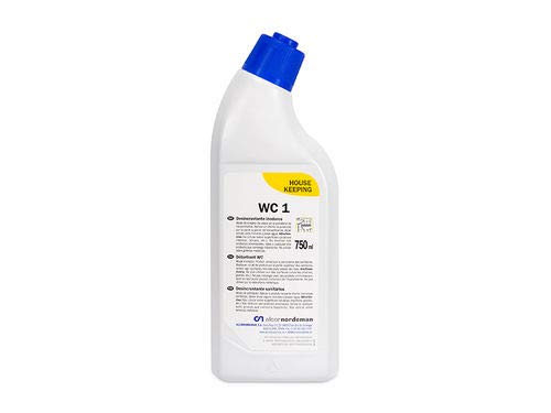 Alcornordeman WC-1: Desincrustante inodoros. Potente Limpiador de carácter ácido para Limpieza de inodoros. 750 ml