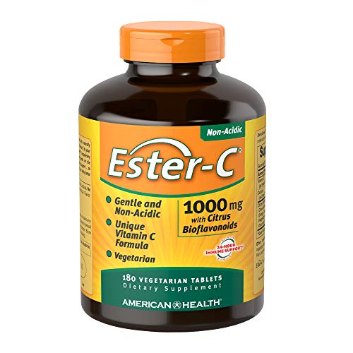 American Health Ester-C with Citrus Bioflavonoids - 1000 mg - 180 Vegetarian Tablets by American Health