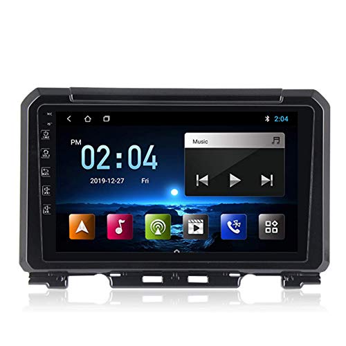 Android Radio Coche 2 DIN GPS Navi Autoradio estéreo 2.5D Pantalla táctil para Suzuki Jimny 2019 FM Receptor móvil Enlace de Espejo con Incorporado Carplay+DSP(M300/PX6),M100,1+16G