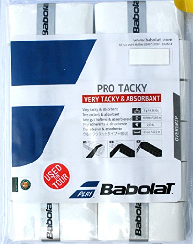 Babolat Pro Tacky Overgrip X12 Tennis Badminton Squash
