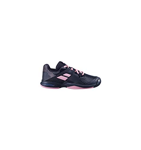 Babolat Propulse All Court Junior - Zapatos para niña, color negro y rosa PE 2020, Negro (Negro ), 39 EU