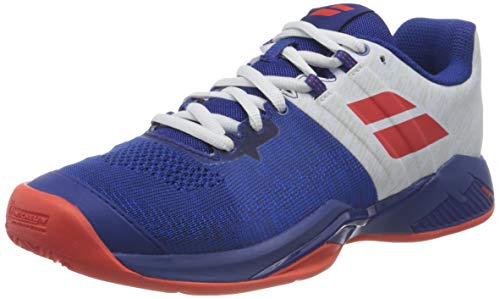 BABOLAT Propulse Blast Clay Men, Zapatillas de Tenis Hombre, Imperial Blue/White, 44 EU