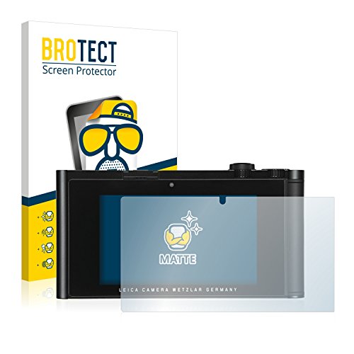 BROTECT Protector Pantalla Anti-Reflejos Compatible con Leica TL (2 Unidades) Pelicula Mate Anti-Huellas