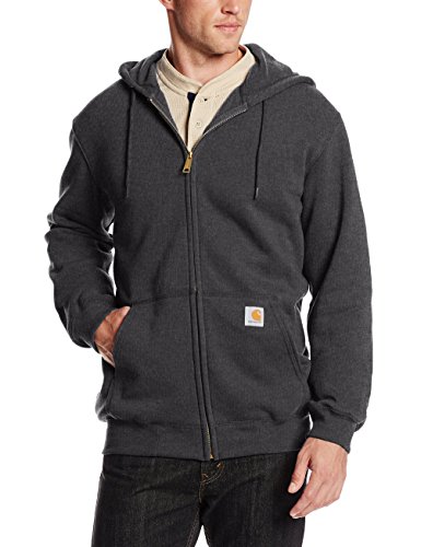 Carhartt Midweight Hooded Zip-Front Sweatshirt, grus, XL para Hombre