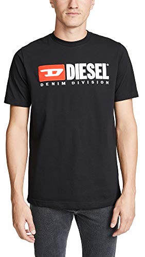 Diesel T-Just-Division T-SH Camiseta, Negro (Negro 900), XX-Large (Tamaño del Fabricante:XXL) para Hombre