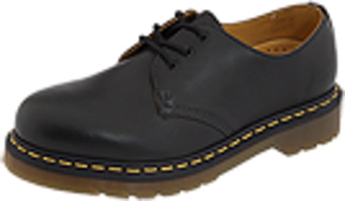 Dr. Martens 1461, Zapatos de Cordones Unisex Adulto, Black Nappa, 36 EU