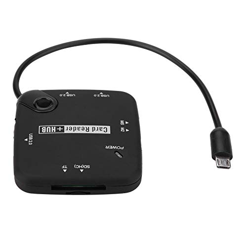 Eboxer 7-en-1 Micro USB OTG Hub Cable USB2.0 / TF Tarjeta/MS Tarjeta/SD Tarjeta / M2 OTG Micro USB Hub Lector para Samsung