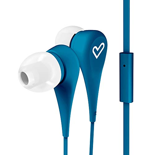Energy Sistem Earphones Style 1+ Navy (Auricular Intrauditivo, micrófono, Control de Llamadas, Cable Plano) Azul