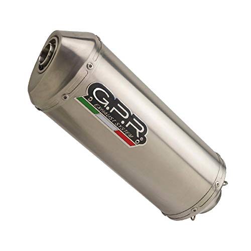 ESCAPE GPR EXHAUST SYSTEM COMPATIBLE CON SUZUKI DR 600 - S - R 1985/90 ESCAPE HOMOLOGADO Y TUBO CONEXIÓN SATINOX