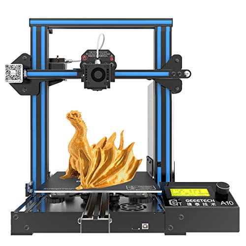 GIANTRAM A10 Impresora 3D Prusa I3 tiene un área de impresión de 220 × 220 × 260mm, que es fácil de montar, con alta precisión de impresión, alta velocidad y bajo nivel de ruido.