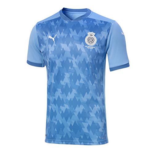 GIRONA FC Tercera Equipación 2020/21 Camiseta, Unisex Adulto, Light Blue, XL