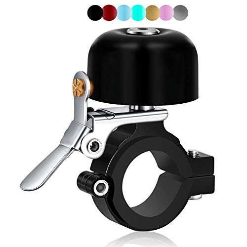 Greallthy Timbre para bicicleta, clásico de latón con bonito tono fuerte para bicicleta de carretera, bicicleta de montaña, accesorios de ciclismo Greallthy Timbre para bicicleta, clásico de latón con bonito tono fuerte para bicicleta de carretera, bicicleta de montaña, accesorios de ciclismo