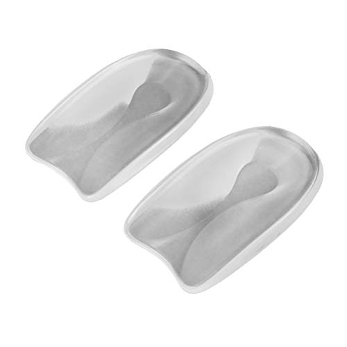 healifty 1 par espolón calcáneo talón Cojín silicona gel Forma de U Heel Pad para aliviar el dolor de talón – Tamaño M