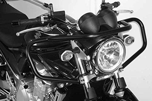 Hepco&Becker - Guardabarros delantero para Suzuki GSF 650 N Bandit (2007-2010), color negro