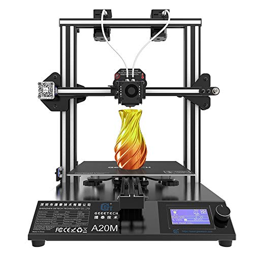 Impresora 3D GEEETECH A20M Prusa I3,Mix-color 3D Printer,tiene un área de impresión de 250 × 250 × 250mm, que es fácil de montar,con alta precisión de impresión,larga vida,alta velocida
