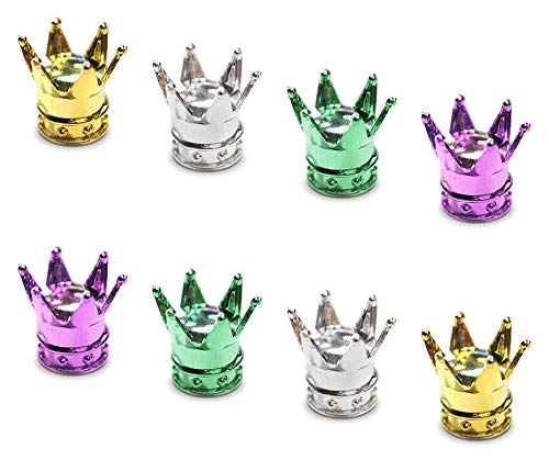 Keleily Tapones Rueda Coche 8 Piezas Tapones Válvula Aluminio Tapas Neumáticos Crown Tapa Válvula Francesa Tapas Vástago Válvula para Camiones, Motos, Bicicletas, Dorado, Plateado, Verde, Rosa Rojo Keleily Tapones Rueda Coche 8 Piezas Tapones Válvula Aluminio Tapas Neumáticos Crown Tapa Válvula Francesa Tapas Vástago Válvula para Camiones, Motos, Bicicletas, Dorado, Plateado, Verde, Rosa Rojo