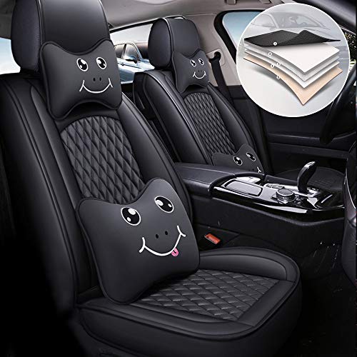 Maidao 5 Cubreasientos de Asientos de Automóvil para Subaru B9 Tribeca Comodidad (con Lindo reposacabezas y reposacabezas) Cuero Fundas Asiento Delanteros y Traseros Negro Maidao 5 Cubreasientos de Asientos de Automóvil para Subaru B9 Tribeca Comodidad (con Lindo reposacabezas y reposacabezas) Cuero Fundas Asiento Delanteros y Traseros Negro