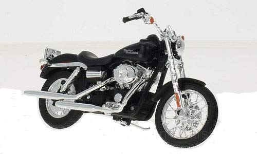 Maisto 20-15966Z Harley Davidson FXDBI Dyna Street Bob - Maqueta de Harley Davidson FXDBI Dyna Street Bob (escala 1:18), color negro mate