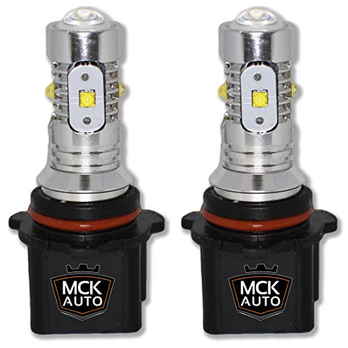 MCK Auto - Reemplazo para P13W LED CanBus Juego de bombillas blancas muy claras y sin erros Mustang ASX Outlander Mirage