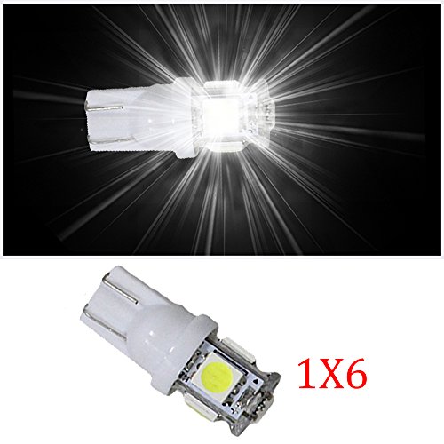 Muchkey T10 W2.1x9.5d W5W - Luz indicadora, no error, LED canbus superbrillante, bombillas interiores para E81 E87 F20 F21 E88