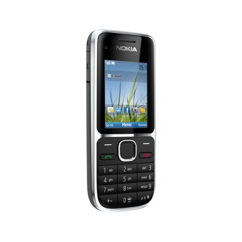 Nokia C2-01 - Teléfono móvil (5,08 cm (2"), 320 x 240 Pixeles, 46 MB, 16 GB, 3,2 MP, 4x) Negro
