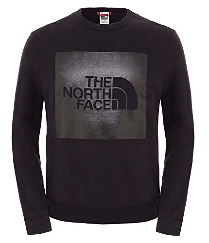 North Face M Fine Crew Sweat - Sudadera para Hombre, Color Negro, Talla XL North Face M Fine Crew Sweat - Sudadera para Hombre, Color Negro, Talla XL