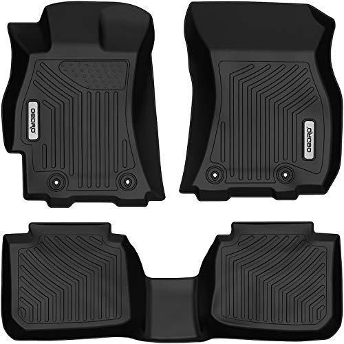 oEdRo Tapetes para Piso Subaru Outback/Legacy, único TPE Negro para Todo Tipo de Clima, Incluye Primera y Segunda Fila: Delantero, Trasero, Juego Completo de revestimientos oEdRo Tapetes para Piso Subaru Outback/Legacy, único TPE Negro para Todo Tipo de Clima, Incluye Primera y Segunda Fila: Delantero, Trasero, Juego Completo de revestimientos