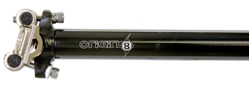 Origin8 Pro-Fit - Tija de sillín de aleación, 31,6 x 400 mm, color negro
