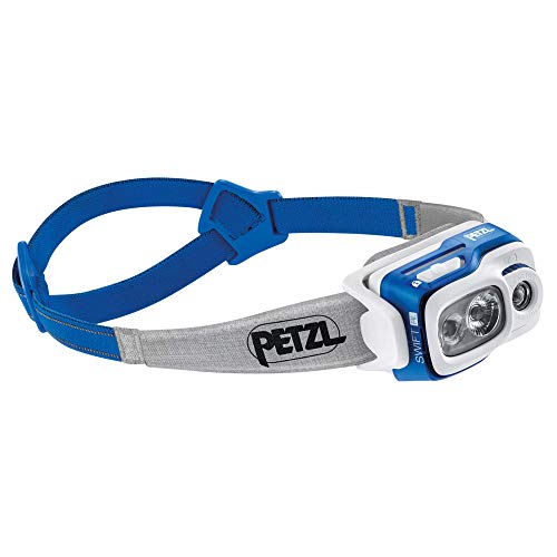 PETZL Swift RL Linterna Frontal, [Campo obligatorio: Determine los valores válidos manualmente], Azul, 8 x 8