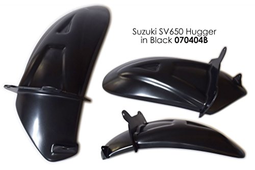 Pyramid Plastics para Suzuki SV 650 N Hugger Negro Brillante 2016> | 070404B