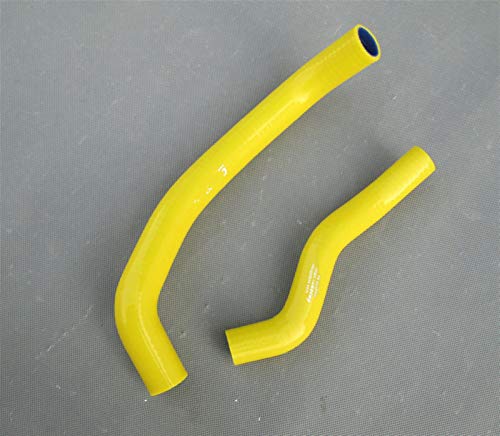 Radiator Hose Silicone Radiador de la manguera Fit para Suzuki LTZ400 DVX400 LTZ DVX 400 2003-2008 2004 2005 2006 2007 03 04 05 06 07 08 (Color : Yellow)