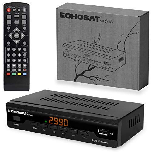 Receptor de Cable para televisión Digital por Cable 2990 Combo DVB-C (HDTV, DVB-C / C2, DVB-T/T2, HDMI, SCART, USB 2.0, WLAN Opcional) + Cable HDMI
