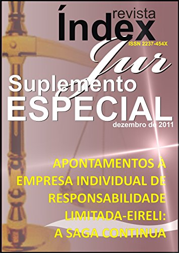Revista ÍndexJur - Suplemento Especial: Periódico Científico - ISSN 2237-454X (Portuguese Edition)