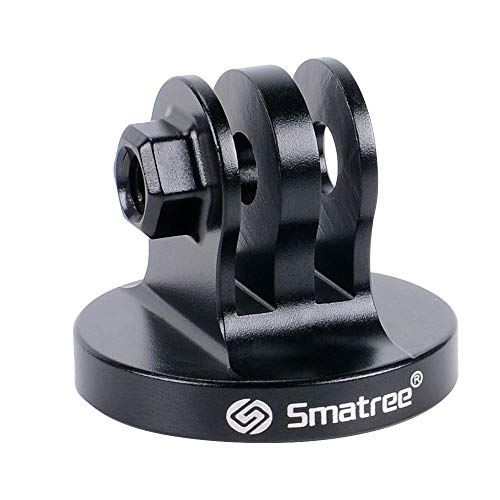 Smatree Adaptador de Montaje de trípode de Aluminio para cámaras GoPro Session, GoPro Hero 2018, GoPro HEROFusion, GoPro HERO8/7/6/5/4/3/2/1, Color Negro Smatree Adaptador de Montaje de trípode de Aluminio para cámaras GoPro Session, GoPro Hero 2018, GoPro HEROFusion, GoPro HERO8/7/6/5/4/3/2/1, Color Negro