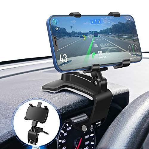 Soporte Móvil Coche para Parabrisas/Salpicadero, Rotación de 360 ° + 180 °, Porta Movil Coche Adecuado para Teléfonos Móviles de 3-7 Pulgadas y GPS Soporte Móvil Coche para Parabrisas/Salpicadero, Rotación de 360 ° + 180 °, Porta Movil Coche Adecuado para Teléfonos Móviles de 3-7 Pulgadas y GPS