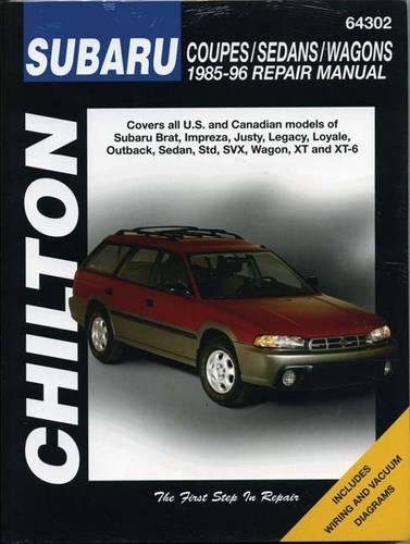 Subaru Coupes/Sedans/Wagons (85 - 96) (Chilton) (Chilton total car care)