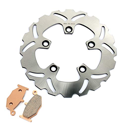 TARAZON Moto Rotor Disco de Freno Trasero y Pastillas para S.u.z.u.k.i GSXR 1000 K7 K8 08 GSXR 600 750 K4-K9 06-10