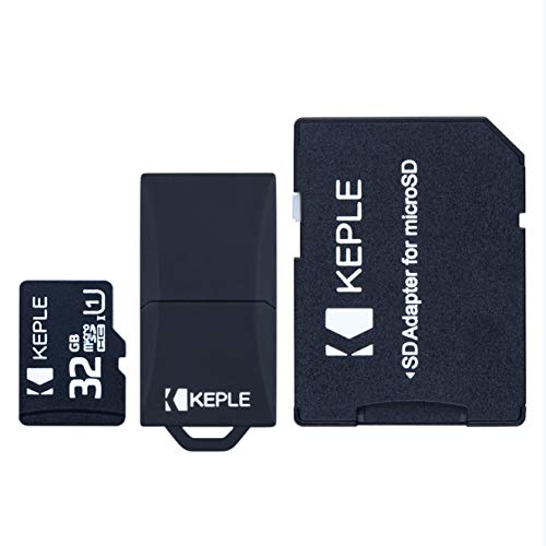 Tarjeta de Memoria Micro SD 32GB de Keple|MicroSD Class 10 para Sony Xperia XZ, XA1, X Compact, XZs, L1, XZ1, XZ1, XZ2, XA1 Plus, XA2, Xperia XZ2, T3, Z3, C3 Telefono|32 GB +Lector USB y Adaptador SD