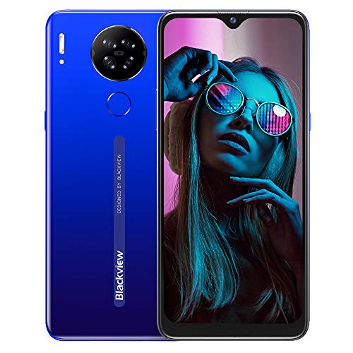 Teléfono Móvil Libres 4G, Blackview A80S Smartphone Libre,4GB+ 64GB, Android 10 Octa-Core, 6.21" HD+ IPS Water-Drop Screen Smartphone Barato, 4200mAh, 13MP+5MP, Dual SIM/GPS/Face ID