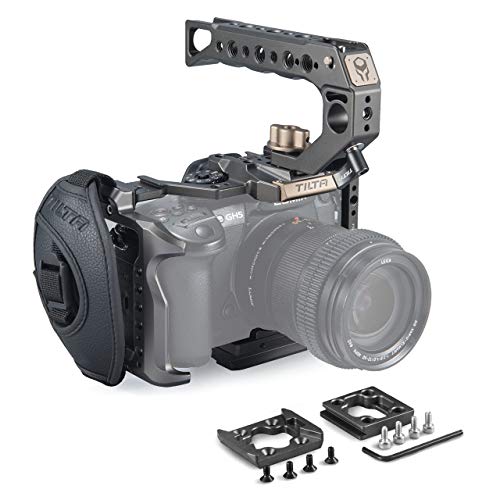 TILTA TA-T37-A-G GH Series Kit A Camara Cage Jaula de la cámara para Panasonic GH4 GH5 GH5s Series Tiltaing Rig (Tilta Grey) (GH Series Kit A)