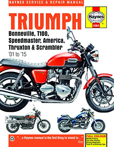 Triumph Bonneville, T100, Speedmaster, America, Thruxton & S (Haynes Service & Repair Manual)
