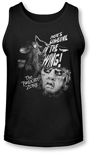 Twilight Zone - Alguien Hombres On The Wing Tank-Top, Large, Black