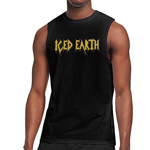 UiikIIDl Camisetas y Tops Hombre Polos y Camisas Iced Earth Mens Tank Top