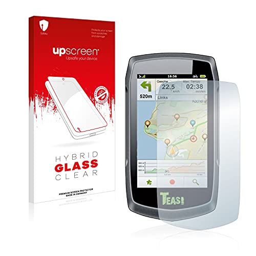 upscreen Protector Pantalla Cristal Templado Compatible con A-Rival Teasi One Classic Hybrid Glass - 9H Dureza