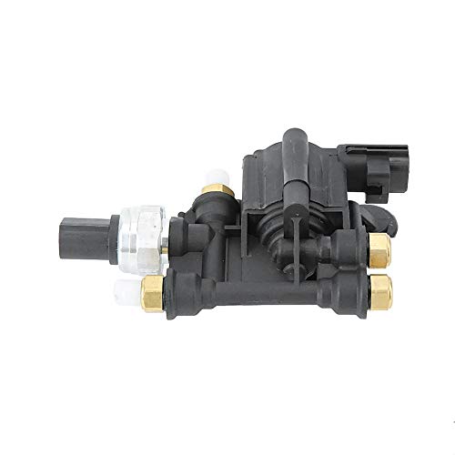 Válvula de solenoide RVH000046 Bloque de válvula de solenoide de control de suspensión de aire del coche apto para LR3 LR4 Discovery 3 4 Sport 2005-2013