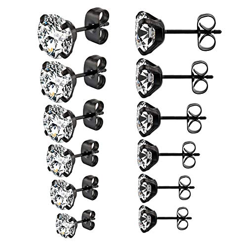 Venta caliente aretes de circonio unisex simple de cuatro garras piezas de circonio redondo para automóviles aretes de acero de titanio en stock-7 mm de oro (en stock) Venta caliente aretes de circonio unisex simple de cuatro garras piezas de circonio redondo para automóviles aretes de acero de titanio en stock-7 mm de oro (en stock)