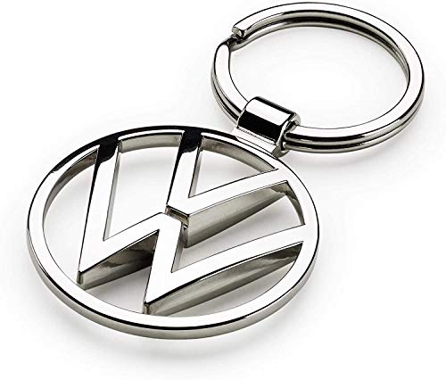 Volkswagen 000087010BN - Llavero de metal con colgante, diseño, color plateado Volkswagen 000087010BN - Llavero de metal con colgante, diseño, color plateado