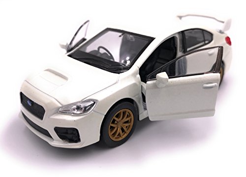 Welly Producto de Licencia de automóvil Modelo Subaru WRX STI 1: 34-1: 39 Blanco