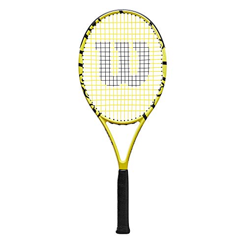 Wilson Minions 103 Raqueta de tenis, Jugador ocasional, Aluminio, Amarillo/negro, WR064210U2